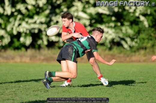 2015-05-09 Rugby Lyons Settimo Milanese U16-Rugby Varese 2085